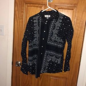 Blue Bandana Flannel